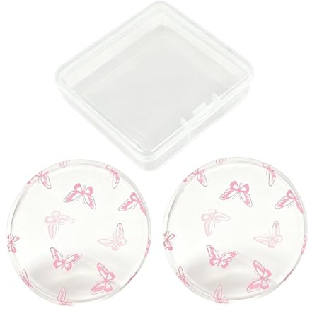 Spugna Silicone Trucco Applicatore Per Fondotinta Trasparente | Piumino Silicone Lavabile Con Custodia casa e viaggio BB Cream Correttore Illuminante Fondotinta Liquido