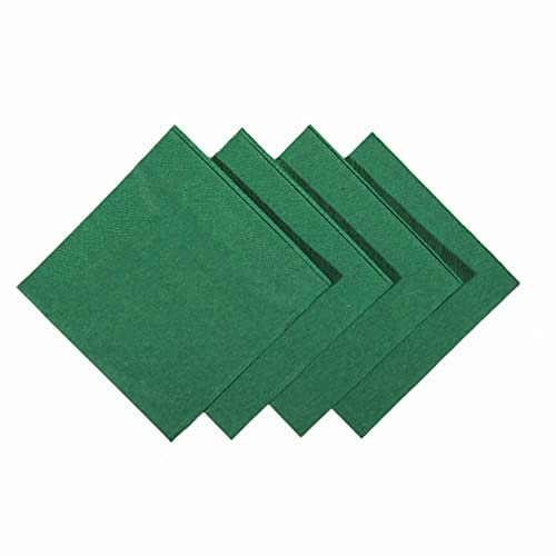 Bar@drinkstuff Cocktail Napkins Dark Green 24cm - Pack of 250