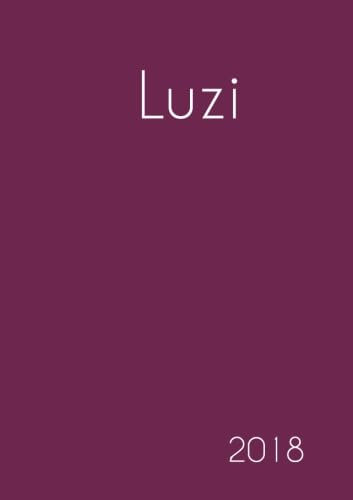 2018: Namenskalender 2018 - Luzi - DIN A5 - eine Woche pro Doppelseite