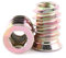 20Pcs Inserti Filettato, Inserto Filettato Esagonale in Acciaio al Carbonio Incassato Dadi per Mobili in Legno (M6*17mm)
