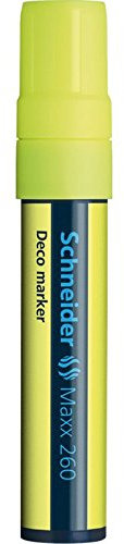 Deco-Marker 260 gelb Keil