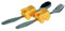Supreme present gift. Childrens Construction Truck Themed Childrens Cutlery Set. Great for them to learn