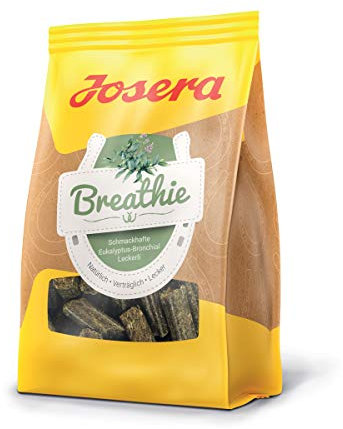 JOSERA Breathie - Pferdeleckerli (1 x 900 g) | schmackhafte Eukalyptus-Bronchial Pferdeleckerlis | die gesunde Belohnung | ausgewählte Kräutermischung | 1er Pack