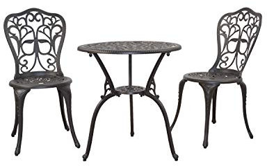 moebel direkt online 3tlg. Tischgruppe Versailles braun