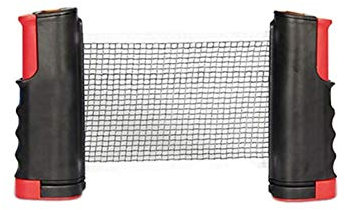 Gresunny Tischtennisnetze Tischtennis Netze Ausziehbar Pingpong Netz Einstellbar Tragbar Tischtennis Ersatznetz Einziehbares Tischtennisnetz für Reise Zuhause Büro Indoor Outdoor Sportzubehör