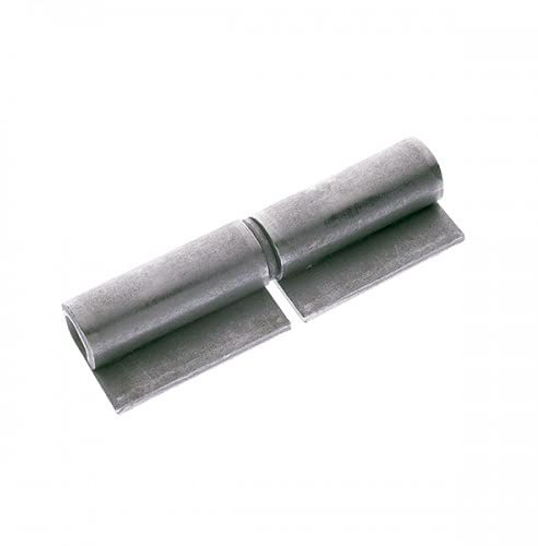 DOJA Industrial | Tuer Scharnier | PACK 12 | Tor Scharniere Höhe: 16mmx100mm | Stahl Schaniere | Anschweißscharnier | Gartentor Tuerscharnier | Zimmertuer Tuerband | Türscharnier fuer Metall Tueren