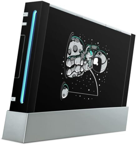 DeinDesign Skin kompatibel mit Nintendo Wii Folie Sticker Angeln Astronaut Weltall