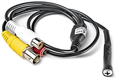 KOBERT GOODS AHD-Lochkamera D3-W analoge CCTV HD-Kamera mit 1.3 Megapixeln und 90 Grad Weitwinkel unterstützt PAL/NTSC