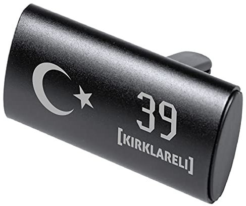 Auto Logo Parfüm Lufterfrischer Türkei Flagge Duft Spender Auto Emblem Duftspender Auto Entlüftungs-Parfüm Klimaanlage, Geruch Entfernen, Araba Kokusu Parfüm 39 Kirklareli