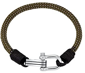 s.Oliver Armband Edelstahl Herren Armschmuck, 19+1 cm, Silber, Kommt in Schmuck Geschenk Box, 2033922