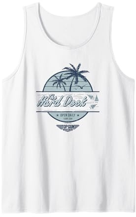 Top Gun: Maverick The Hard Deck Palm Trees Logo Tank Top