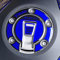 Resin Bike Adhesivos de Moto Compatibles con Yamaha Tmax 560 2022 Icon Blue. Protección del Tapa del Tanque de Choques y Arañazos de Scooter. Adhesivo 3D Resinado - Made in Italy