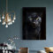 Tiere Kunstdruck Schwarzer Panther Wandkunst Leinwand Malerei Nordische Poster Und Drucke Bilder Für Wohnzimmer Wohnkultur 20x30 cm Rahmenlos