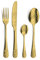 AMEFA - 16-Piece Cutlery Set for 4 People - Ceremonial - 18/0 Stainless Steel, Shiny Finish - Gold