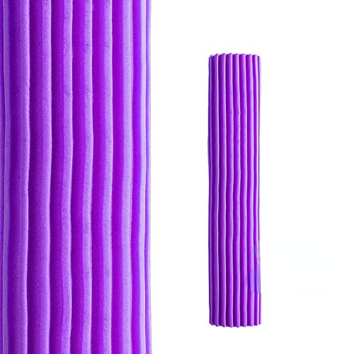 La tête de vadrouille en éponge pliée à bouche étroite absorbe la vitesse de l'eau, éponge douce, accessoires de vadrouille en PVA, vadrouille au collodion 28CM, feuille étroite jaune/676 ( Color : Pu