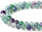 XIANNVXI 8mm Naturstein Fluorit Perlen zum Auffädeln mit Loch Runde Kristalle Edelsteine zum Auffädeln Perlen für Armbänder Ketten DIY Schmuck Basteln (ca. 47 Stück)