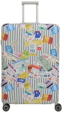 Travelite Kofferhülle L Multicolor Tickets