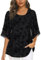 Timuspo Damen Chiffon Tunika Modern Bluse Halbärmel Oberteile Basic Tops Elegant Sommer Lose Hemdbluse Grau XXL