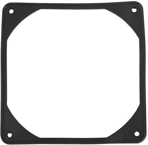 Duontyye 10Pcs 120mm Anti-Vibration Silicon Fan Gasket Noise Reducing Gasket Pad for PC Computer Case Fan