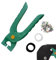 Holdes Kit de pinzas para ojales, kit de ojales para tela | Kit de herramientas con ojales resistentes - Prensa manual, pinza de punzonado resistente, kit de prensa manual para ojales y ojales