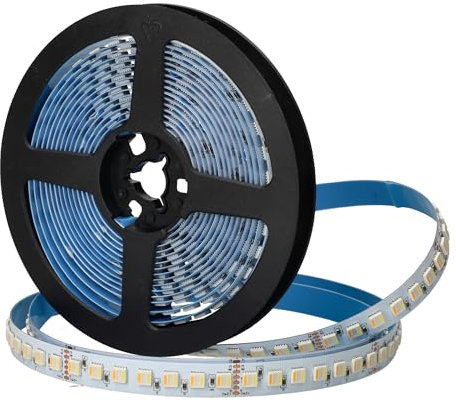 Jandei LED-Streifen, RGB+CCT, 24 V, 40 W/m, 560 LEDs, IP20 für Innenbeleuchtung und Dekoration, Breite 12 mm, Klebebasis, Rolle mit 5 Metern – Schnitt alle 6,2 cm