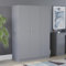 Vida Designs Riano Wardrobe, With Shelf & Hanging Rail Bedroom Storage Furniture (Grey, 3 Door)