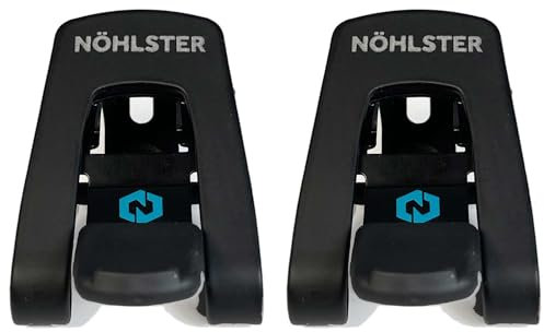 NÖHLSTER Verriegelungswerkzeugclip 2 Pack - Eine Werkzeugholster Alternative - Bohrer-Gürtelclip, Schlagschrauberholster, Bohrerhaken, Bohrer-Holster, Bohrer-Clip für Werkzeuggürtel, Bohrerhalter für