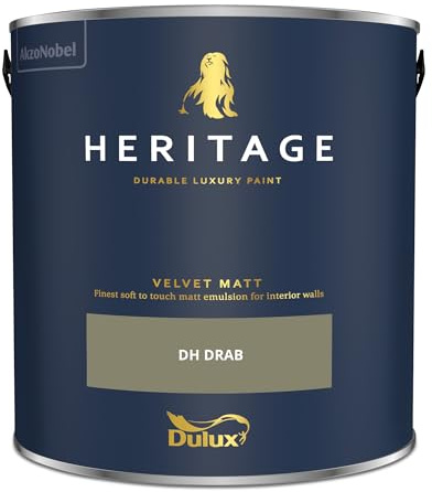 Dulux Heritage Velvet Matt-Tester, 125 ml, Dh Drab