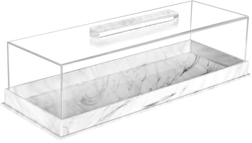 per torte in acrilico, per torte con coperchio, trasparente rettangolare per servire | piastra porta dessert multifunzione per feste in casa