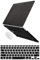 HLAAJJX Custodia Cover per Nuovo Macbook Pro 15 pollici 2019 2018 2017 2016 A1990 A1707 Touch Bar Touch ID,Plastica Copertina Case Caso &Tastiera con Macbook Pro 15 - Pelle Nera