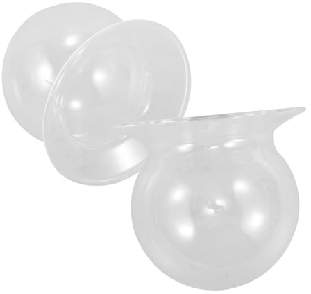 Wasserpflanzenhalter 2 Stück aus Glas, Transparente Hydrokultur Glasvase