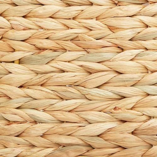 vidaXL Weihnachtsbaumkragen Rund Braun 90 x 90 x 28 cm Wasserhyazinthe