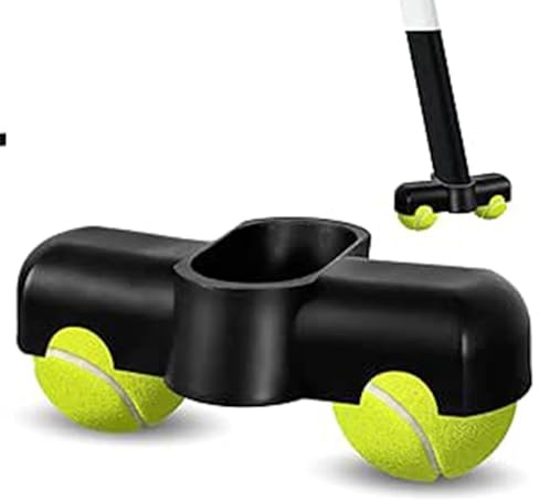 Rocker Plate Feet, Indoor Cycling Snap Rocker Feet Adapter Tragbarer Wippplatten Fahrradtrainer mit 2 Tennisbällen Geeignet für Zwift Ride Vorderbein Wichtige Zubehörteile Für Indoor-Trainer-Workouts