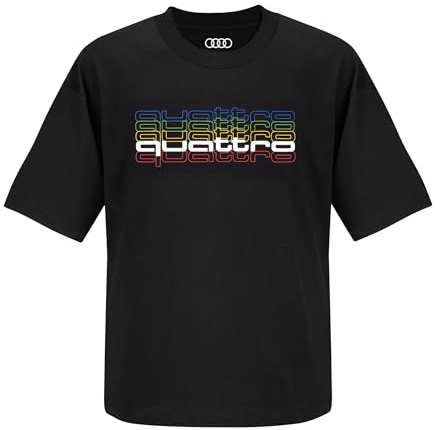 Audi Quattro Pulse T-Shirt Herren schwarz