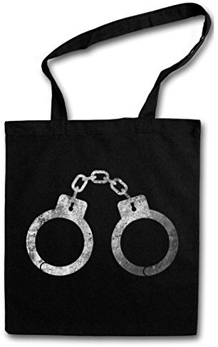 Urban Backwoods Handcuffs Hipster Bag Beutel Stofftasche Einkaufstasche