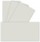 100 Einzel-Karten DIN Lang - 9,9 x 21 cm - 240 g/m² - Hellgrau - Bastelpapier - Tonkarton - Ideal zum bedrucken für Grußkarten und Einladungen