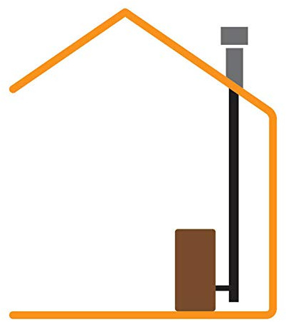 Kit de fumée de 80 mm pour évacuation des fumées poêles à granulés