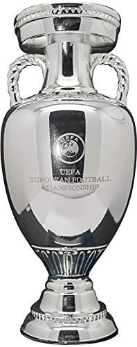 UEFA Euro 2020, Replica Trophy 150 mm Unisex-Adulto, Grigio, 150Mm
