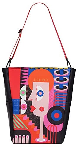 Rulco Damen Umhngetasche Laptoptasche Gro Handtasche XXL Tote Bag Damen Sportlich Tasche Laptop Reisetasche Weekender Schultertasche Frauen Geschenke Zuri Vege Vegan Shopper Bag