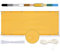 MEEYI Brise Vue Balcon Pare-Vue pour Balcon Paravent de Balcon 70x1200cm Opaque Protection UV, Résistant aux déchirures, Intempéries, avec Oeillets, Attaches de câble et Cordons Jaune