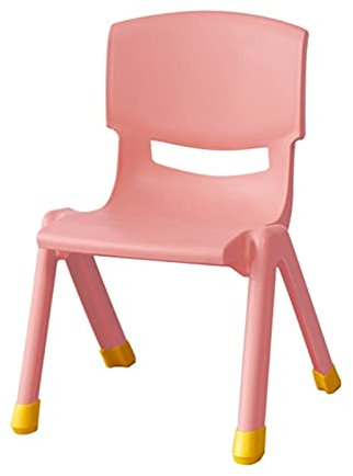 Kinderzimmertisch & -stuhlsets Bunte Kinderkomfortsitze, Stapelstuhl Aus Kunststoff Mit Rückenlehne, Für Kinder Im Alter Von 1-8 Jahren Kann Es 100 Kg Tragen (Color : Style7, Size : 43cm)