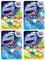 Domestos Power 5 Lime and Ocean Fragrances Toilet Rim Block 4 set (2 of each scent) Long Lasting Hygenic Bathroom Cleaning Product from Kingdom Supplies