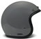 DMD Vintage Solid Crayon Grey Open Face Helm Jethelm Motorradhelm, XL