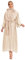 IWEMEK Strickjacke Frauen Muslimische Cardigan Lange Maxikleid + Hijab Kopftuch Passform Langarm Kaftan Damen Burka Abaya Islamic Dubai Arabisch Kleider Gebetskleid Gebetskleidung #B: Gold Set S