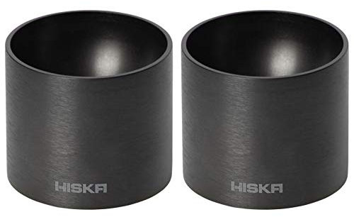 Stilvolle moderne Eierbecher Schwarz Matt im 4er Set.