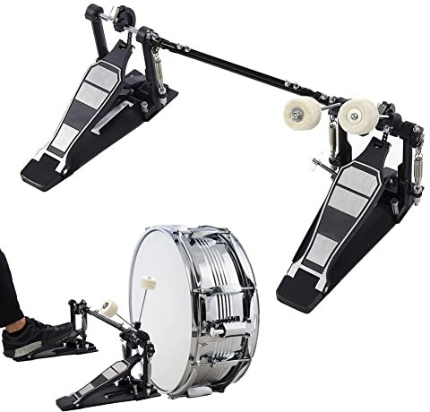 Fußmaschinen,Double-Bass-Drum-Pedale Einzelne Kette Hochleistungs-Doppelpedale, Drum-Pedale, Double-Kick-Drum-Pedal, Bassdrum-Trigger