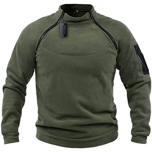 Tactique Combat Polaire Pull Veste Hommes Militaire athlétique Sport Pull Hauts armée Coupe-Vent Chandails
