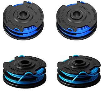 yhoparts AC41RL3 Rasentrimmerspule (0,2 cm, 27t) passend für Homelite UT4112, UT41121, UT41120, UT41113, UT41122, UT41112B Ersatzspule für Autofeed (4 Stück)