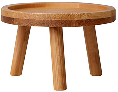 PROCTER Wooden Plant Stand Flower Pot Base Holder Stool High Stool Balcony Succulent Flower Shelf for Indoor Outdoor