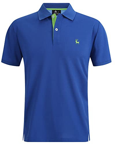 SwissWell Herren Kurzarm Poloshirt Atmungsaktiv Schnelltrocknend T-Shirt Golf Sommer Poloshirts Männer Knopfleiste Polohemd